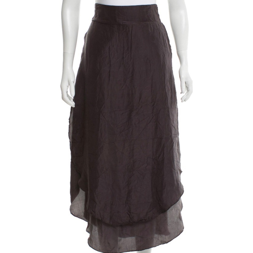 Calypso silk midi skirt XS NWT